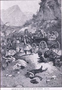 Capture of English Tourists by Greek Brigands 1870 AD by Walter Paget